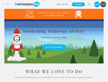 Tablet Screenshot of bookkeeper360.com